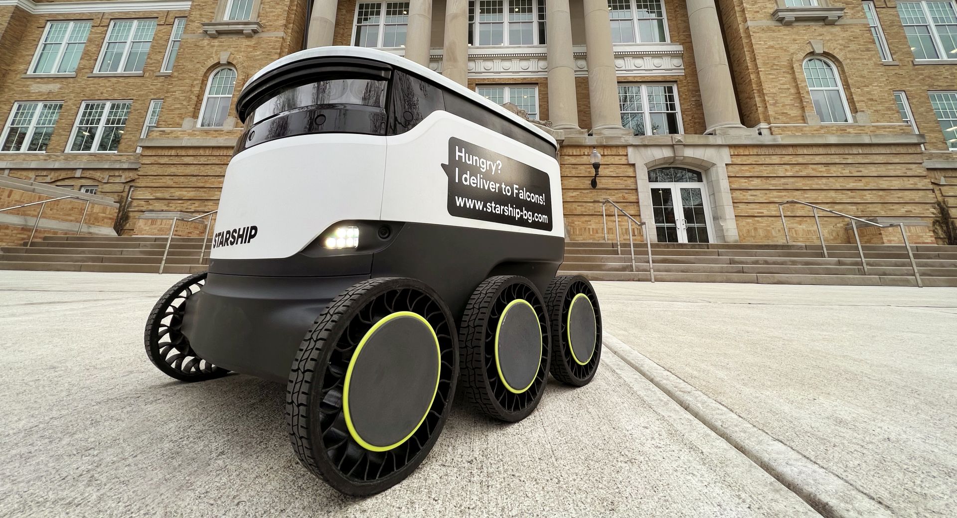 Predstavljena je bezračna guma za autonomne dostavne robote