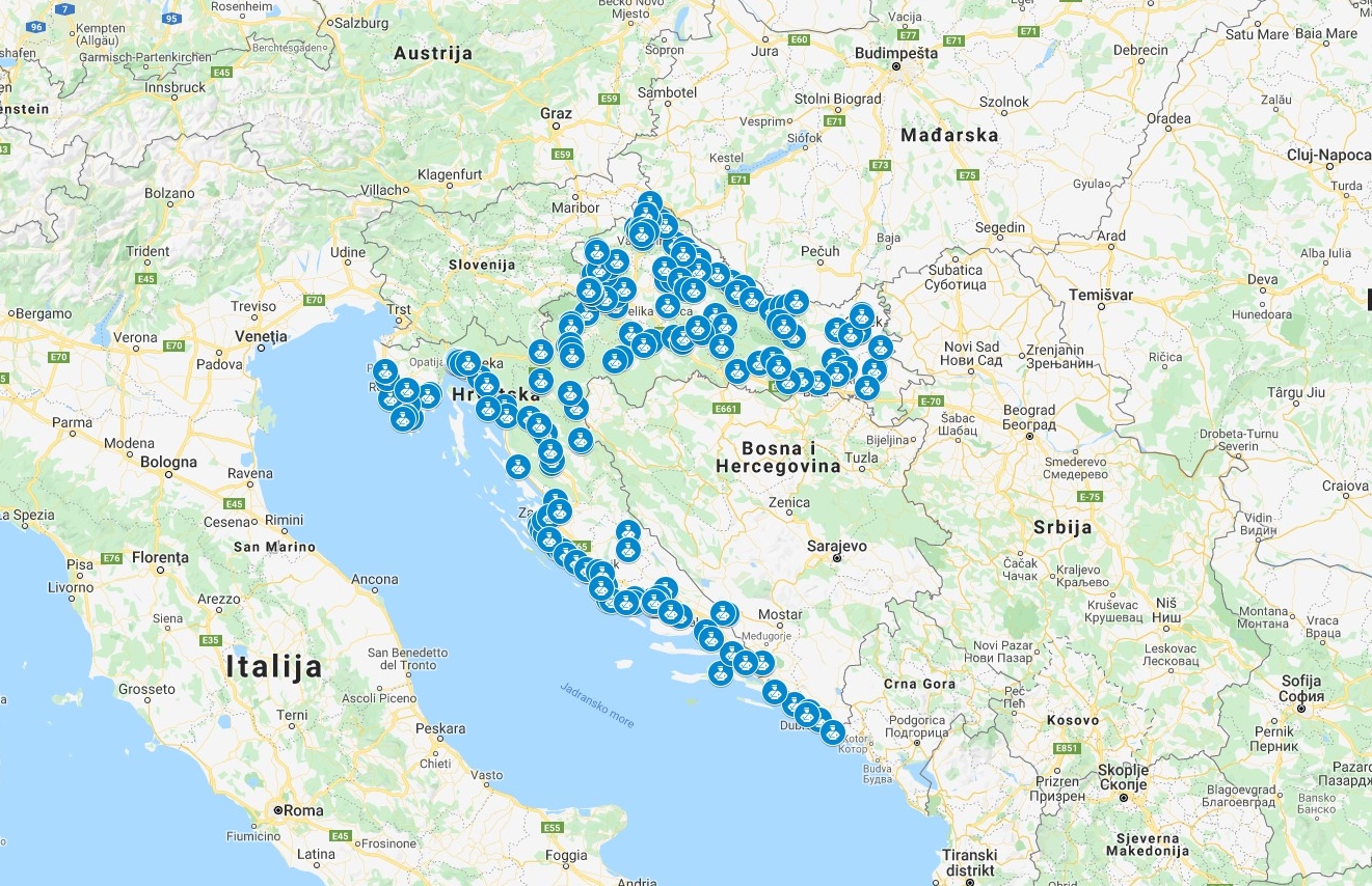 Hrvatske prometnice su pune kamera, a ovo su njihove lokacije
