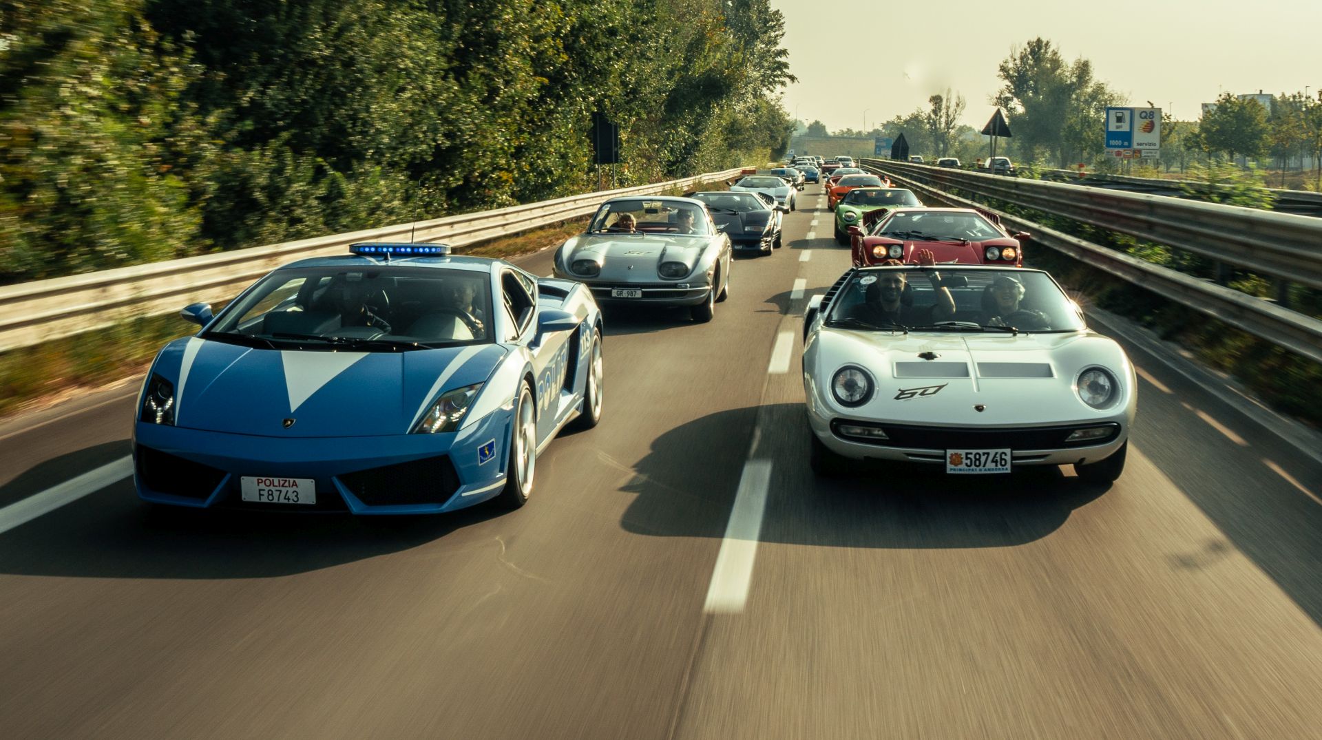 Lamborghini Polo Storico Tour za proslavu 60 godina Miure tijekom Auto Moto d’Epoca Lamborghini Polo Storico Tour za proslavu 60 godina Miure tijekom Auto Moto d’Epoca