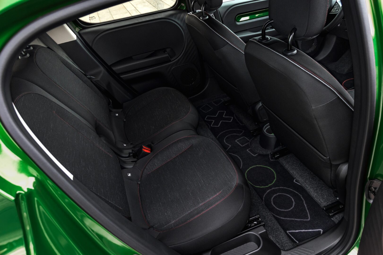 Stražnja sjedala u Renaultu Twingo E-Tech electric